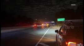 US, Los Angeles: Sun Valley High-Speed Chase Ends with Foot Pursuit