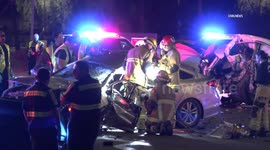US, Phoenix: Chandler Ray Road Extrication Crash