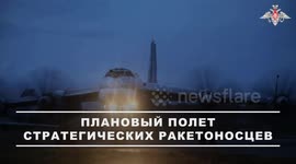 Russia's strategic bombers conduct long-range flight over Bering, Okhotsk Seas