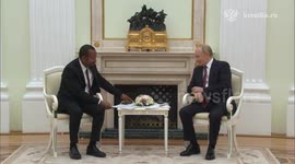 Russian President meets Ethiopian PM in Moscow