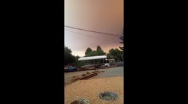 US: Smoke From Wildfires Blankets Central Washington Sky Amid Red Flag Warning