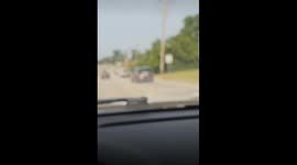 SUV Makes Slow Escape After Alleged Hit and Run