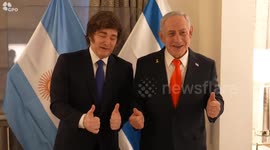 US: Argentinian president meets Israeli premier in New York
