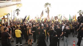 Lebanon: Hezbollah supporters gather in Beirut to commemorate former leader