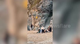 Moment Jesy Nelson got engaged after boyfriend Zion proposed on beach during sunset