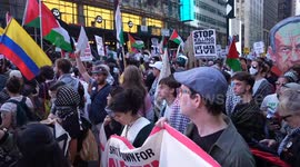 US: Hundreds protest in NYC during Netanyahu's speech at UN Assembly