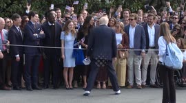Trump departs White House to attend Ryder Cup in New York