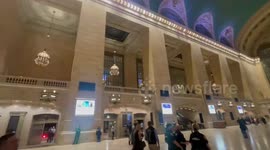 Sudden power outage at Grand Central Station, New York