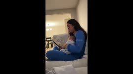 New Mom Sobs Over Beloved Book
