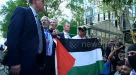 US: Colombian President Petro, Roger Waters attend pro-Palestinian demonstration in New York