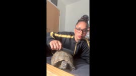 Combing my daughter’s hair