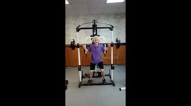 Weightlifting attempt ends in unexpected fall in Bobruisk, Belarus