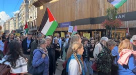 Thousands march in Geneva, demand sanctions on Israel over Gaza
