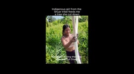 Shuar girl shares forest feast with tourist—viral Instagram clip sparks 3.4 million views and playful marriage buzz