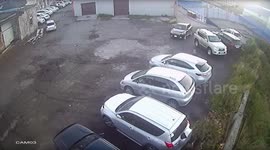 Bear attacks man caught on security camera in Kamchatka, Russia