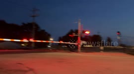 Union Pacific Train Slams Into a Car at 50 MPH