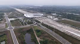 China: Xiangyang-Jingmen high-speed railway put into official operation in central China