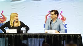 Dr who cast: Q&A with David Tennant & Billie Piper Comicon 2025 in Los Angeles convention center
