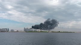 Japan airport fire sparks panic as passengers are evacuated