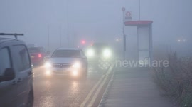 London wakes to thick fog with yellow weather warning in place