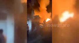 Palestine: Israeli Strike Destroys Gaza Homes