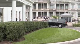 US: US President Trump meets with Israeli PM Netanyahu at White House