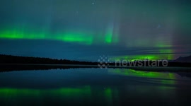 Dazzling northern lights dance across Alaska sky