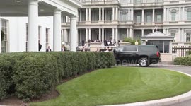 US President Trump meets with Israeli PM Netanyahu at White House