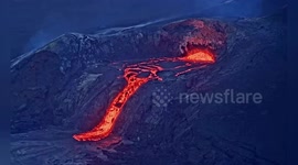 US: Kilauea Volcano Eruption Sparks Lava Overflow