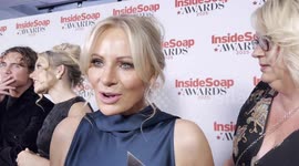 Vicky Myers speaks in an exclusive interview with BANG Showbiz at the Inside Soap Awards