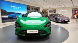 China: the Xiaomi YU7 car is displayed in the Xiaomi store in China