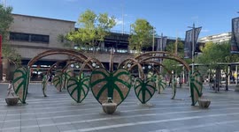 New public artwork at Circular Quay, Sydney, Australia