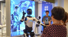 China: China's first humanoid robot experience center opens in Jiangsu