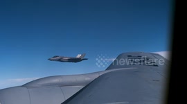 Japan: F-35A Lightning IIs Power Through Aerial Refueling Over Pacific Ahead Of Bushido Guardian 2025