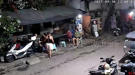 Philippines earthquake jolts homes as family huddle together for safety