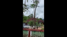 Typhoon Bualoi submerges northern Thailand village in floodwaters
