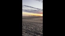 Golden Hour in North Dakota. Mother Nature’s way of flirting with farmers in the Homeland
