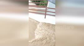 Ibiza floods turn roads into raging rivers as rain hits region