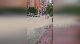 Spain floods leave residents stranded as streets turn to rivers