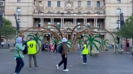 New public artwork at Circular Quay, Sydney, Australia