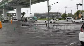 Japan: Storm Systems Bring 100 mm/h Downpour, Causing Flooding in Miyagi 3