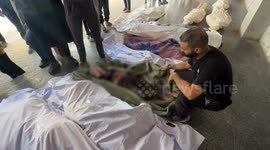 Palestinians mourn victims killed in Israeli strikes on Gaza, death toll soars