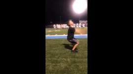 Boy performs unique backflip and balances in Corryton, USA