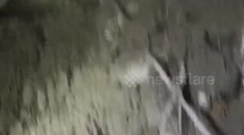 Bangkok sinkhole secured with pumps and sandbags to stop floods