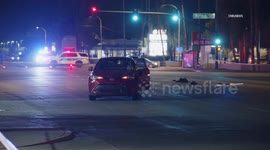 US, Phoenix: Phoenix Indian School Road Vehicle vs Pedestrian Collision