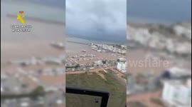 Spain: Spanish Civil Guard Rescues 148 as flooding hits Ibiza