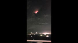 Mysterious light in the sky after earthquake in Cebu, Philippines
