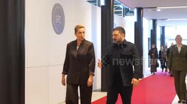 Denmark: Danish PM Frederiksen meets Ukrainian President Zelenskyy in Copenhagen