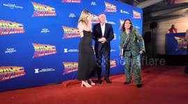 Michael Usher and daughter attend the Australian Premiere of BACK TO THE FUTURE: The Musical, Sydney, Australia
