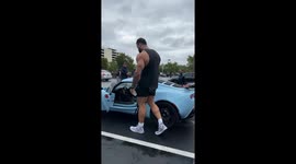 Imagine being 6’10” and trying to squeeze into a Lotus built for much smaller drivers